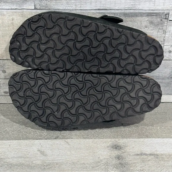 BIRKENSTOCK Boston Soft Footbed Clog - Black Suede - 7-7.5 .US / 38 .EU